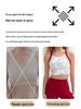 Women's Seamless Yoga Vest with Padded Beautiful Back Square Neck Tank Top 