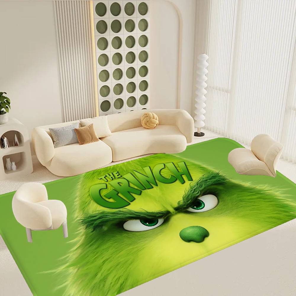 Cartoon THE G-GRINCHS Kitchen Mat Kids Room Bedroom Decoration Balcony Anti-Slip Doormat Living Room Alfombra
