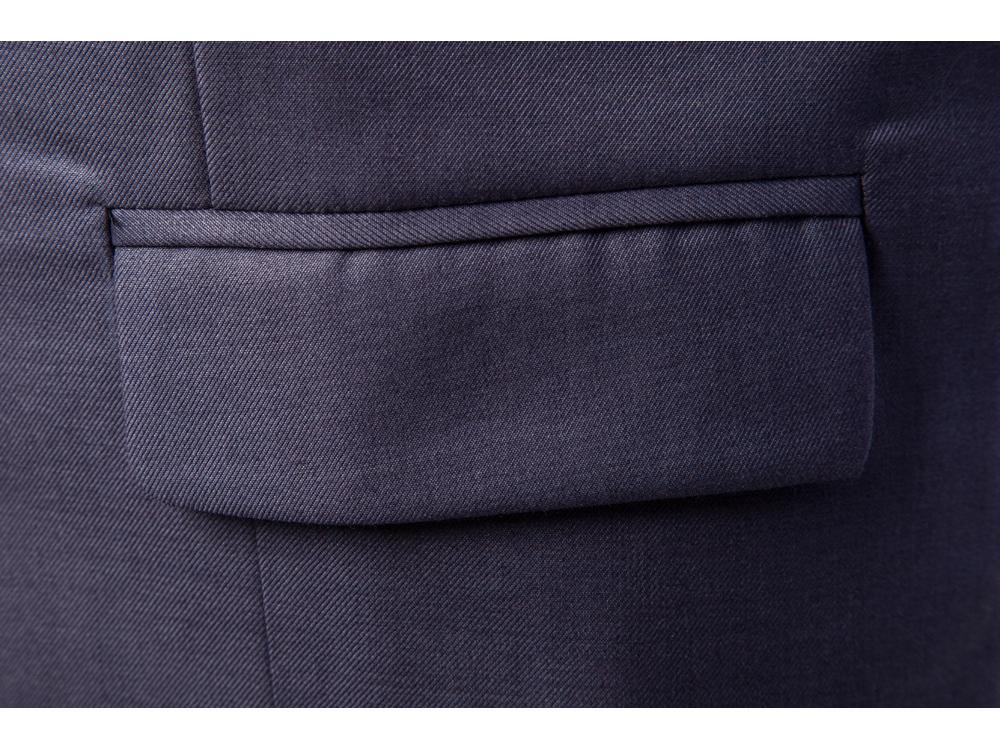 Schmal geschnittene zweireihige Anzugweste im europäischen Stil für Herren – Kollektion Herbst/Winter 2018