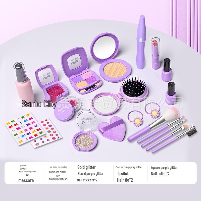 Tocador de Juguete para Niñas con Maquillaje y Joyas, Incluye Bolso de Princesa