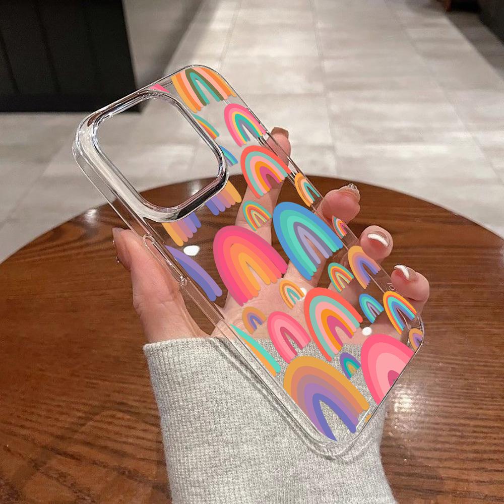 Acrylic Phone Case for iPhone 11 12 13 14 Pro 12 14 16 Pro Max for Samsung A16 A36 A56 S24 FE High-quality Painted Anti-fall Mobile Phone Case