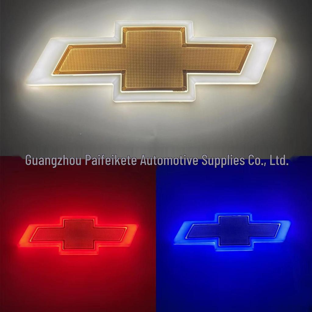 4D LED Rear Tailgate Car Emblem Light - Luminous Badge for Various Cars
