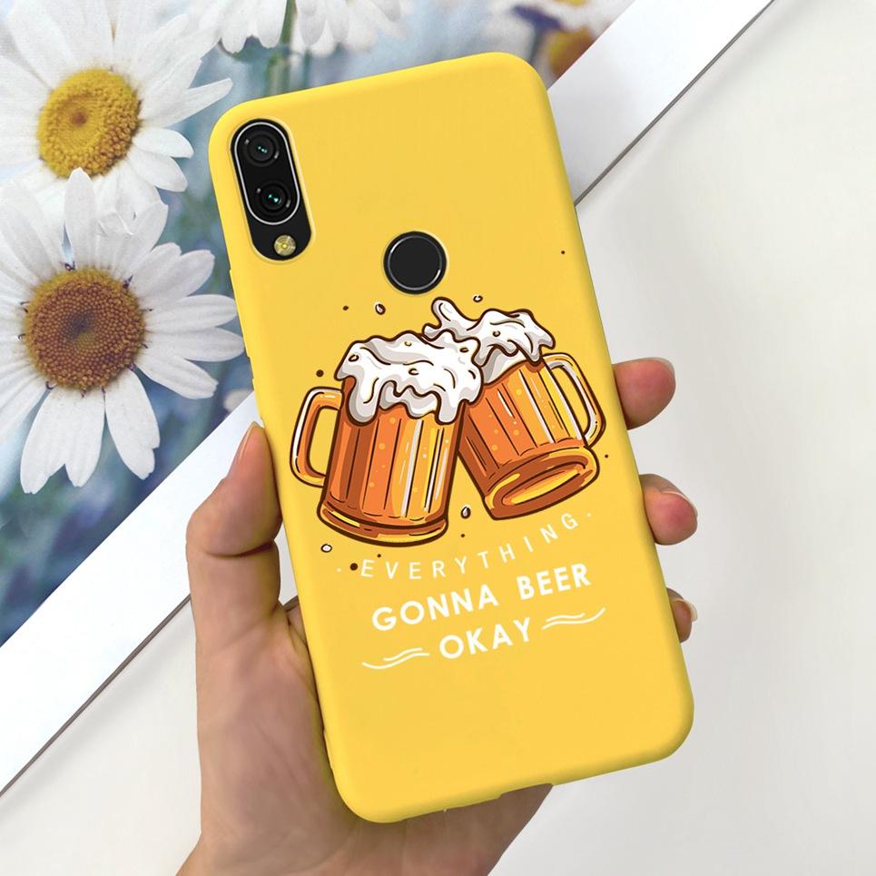 For Xiaomi Redmi Note 7 Case Note7 Pro Luxury Flower Marle Funda Soft Silicone Phone Cases For Redmi Note7 Redmi 7 Back Cover