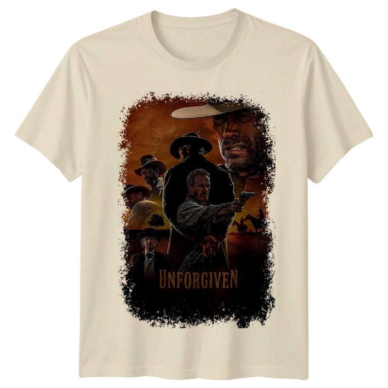 Niewybaczony () Koszulka inspirowana plakatem filmowym Retro Klasyczna S Tee Unisex