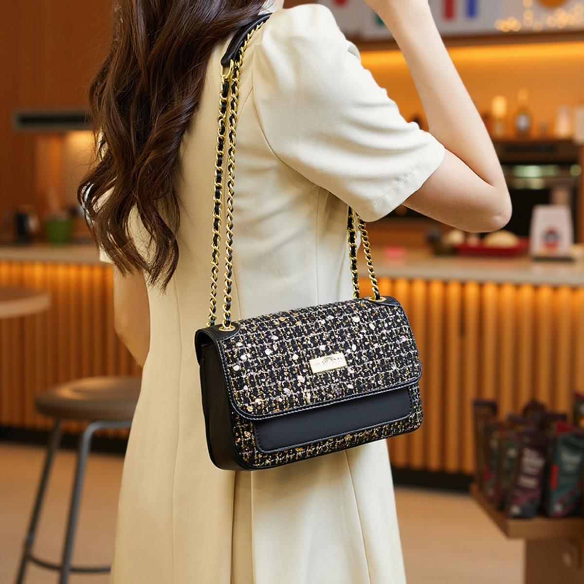 Стиль Сяосянфэн, Легкая роскошь, Ощущение высокого качества, Новая модная и универсальная женская сумка на одно плечо, через плечо, Сумка под мышку