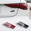 3D Big Metal Black Sline Logo S Line Emblem Car Badge For  dgrb6 A1 A3 A4 A5 A6 Q2 Q5 Q7 Q3 S3 S4 S6 TT S Line Sticker Accrssorie