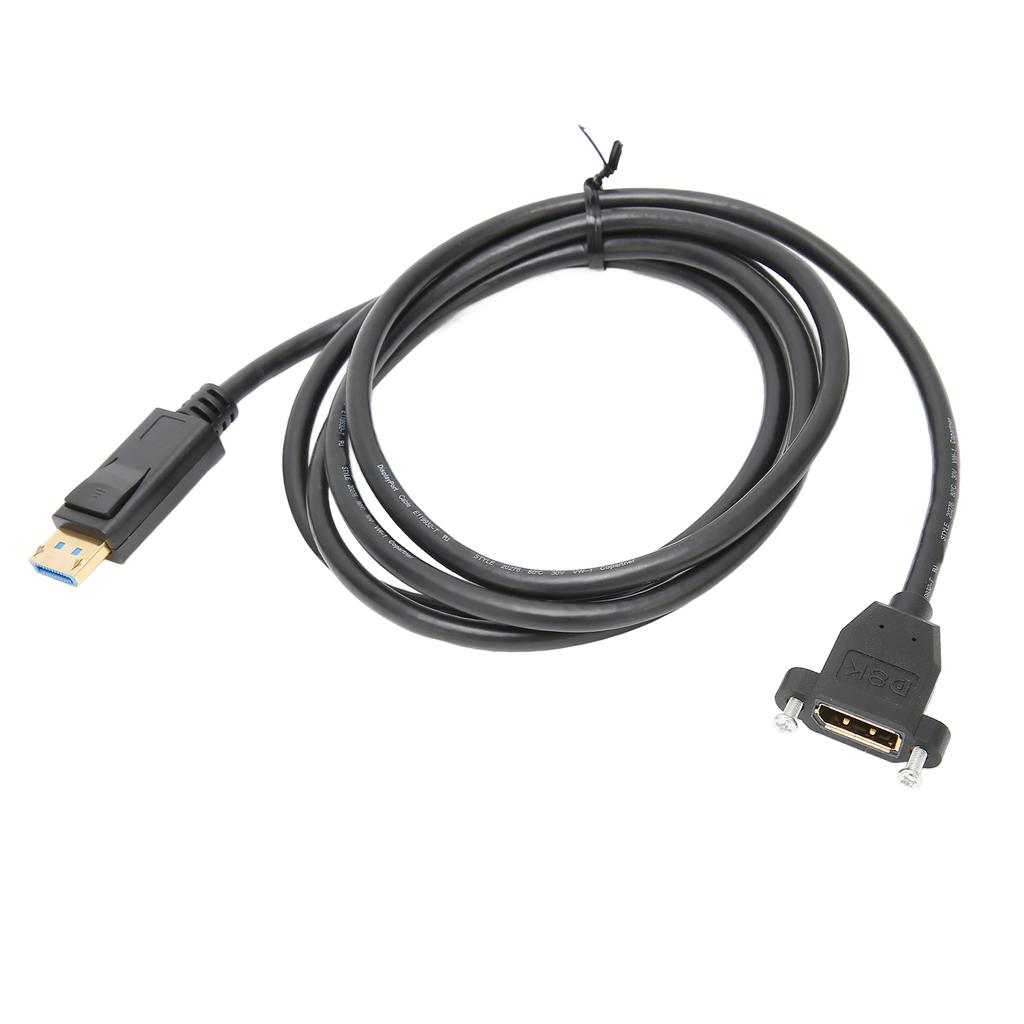 DP To DP Extension Cable 8K 60Hz 4K 120Hz Male To Female Displayport Cable 1.4 DisplayPort Extension Cable