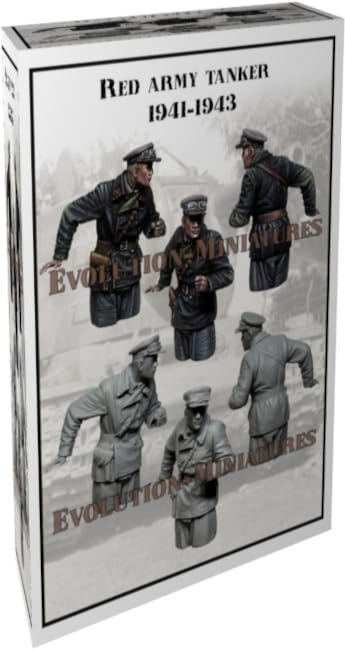 Evolution Miniatures WW2 Red Army Tank Crew Commander Resin Kit 1/35 Russian/Soviet 1941-1943 EM-35256