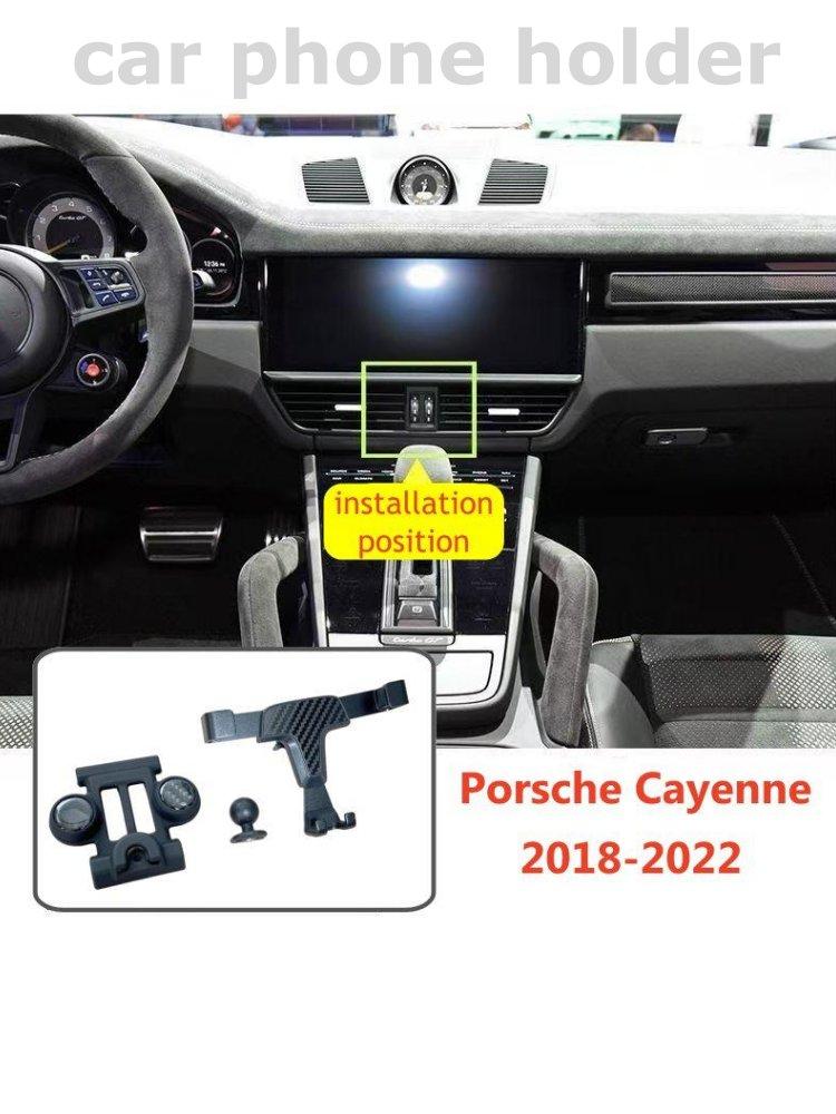 Support de téléphone pour Porsche Cayenne 2022 2021 2020 2019 2018 Support mobile Support Accessoires de voiture