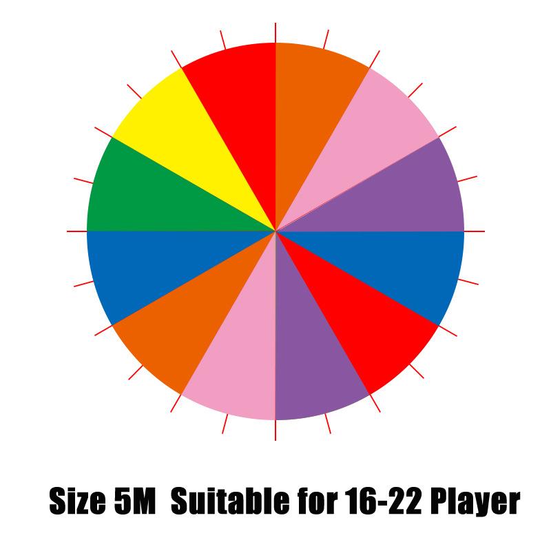 Outdoor Kids Games Kids Play Rainbow Parachute Plaything 2M 3M 5M Cooperative Teamwork Activities Party Carnival Fun Favors