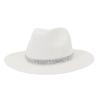 White Women Sun Hat Summer Wide Brim StrawTravel Beach Hats Big Size 60CM New Jazz Trilby Cap Chapeu Feminino Praia