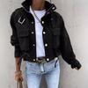 2026 Spring Women's Printed Short Casual Jacket - Trendy Small Top