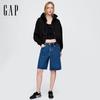 Gap Women's 2025 Spring Short Zip Hooded Sweatshirt