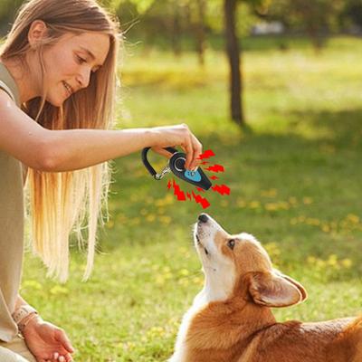 Hundetraining Clicker Haustier Katze Hund Click Trainer Verschiedene Stilhilfe Verstellbarer WristStrap Sound Schlüsselanhänger Hundeabwehr Haustierprodukt