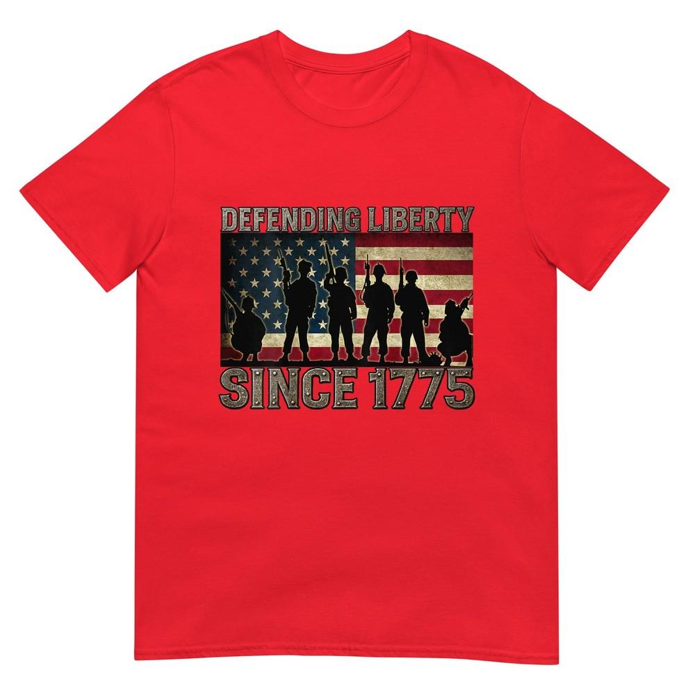 Soldiers Defending Liberty Since 1775 Armed Forces Tshirt S