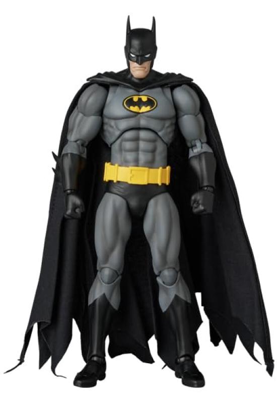 MEDICOM TOY MAFEX No. 270 CAVALEIRO CRUZADO BATMAN VERSÃO PRETA. Figura de ação pintada sem escala, aproximadamente 160mm de altura