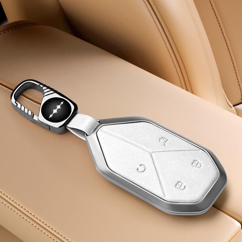 Key Case for BYD Fangchengbao: Fits 5-Key, Titanium 7, Baobao 5/8/3, Men's Women's Card Shell with Buckle