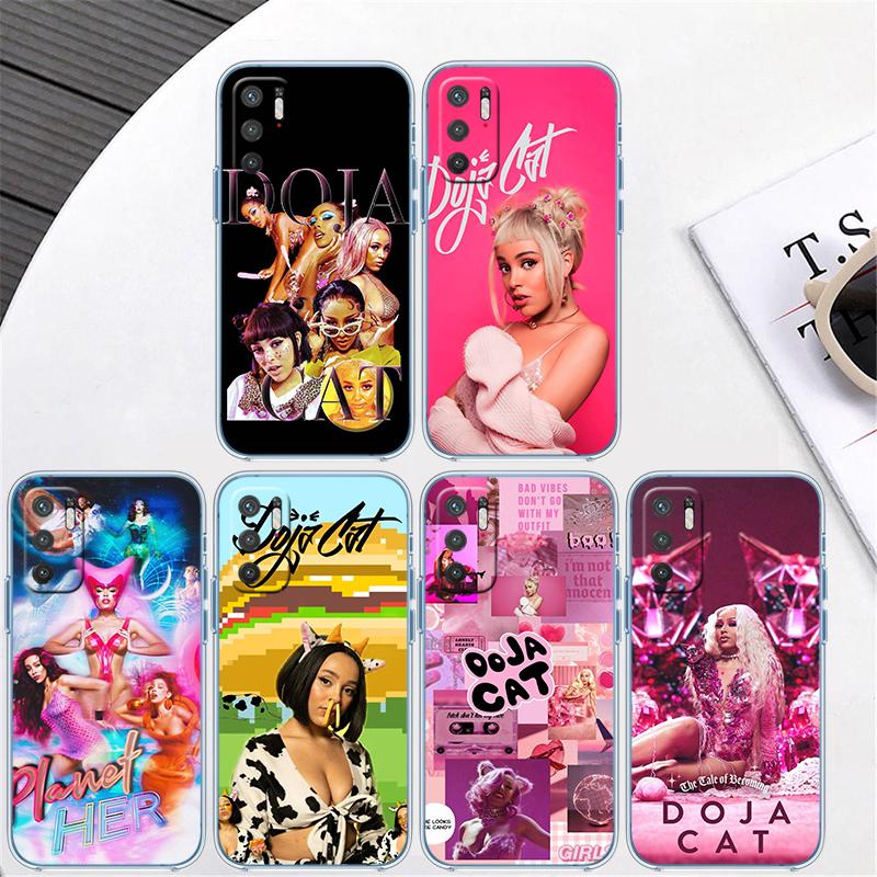 Doja Cat Transparent Phone Case for Samsung Galaxy A04 A04S A14 A23 A34 A54 M23 M33 M52 M53