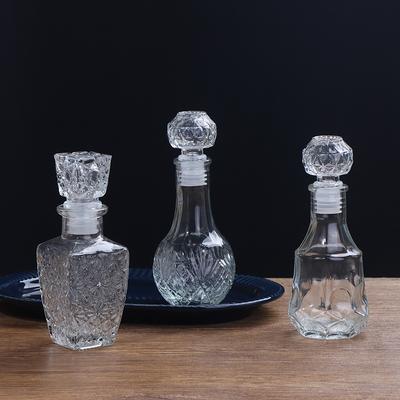 1 Adet 100/150Ml Şeffaf Cam Bardak Viski Dekanteri Parti Bar Eşyaları Viski Cam Şişesi Likör İskoç Burbon Bar Eşyaları