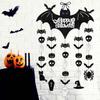 Seasonal Halloween Bat Hanger Cardstock Festive Ornament Indoor and Outdoor Halloween Accessory Halloween Gift Idea