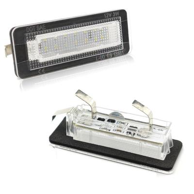 Compatible LED License Plate Light for Mercedes Smart Fortwo W450/W451/W453 Coupe/Convertible