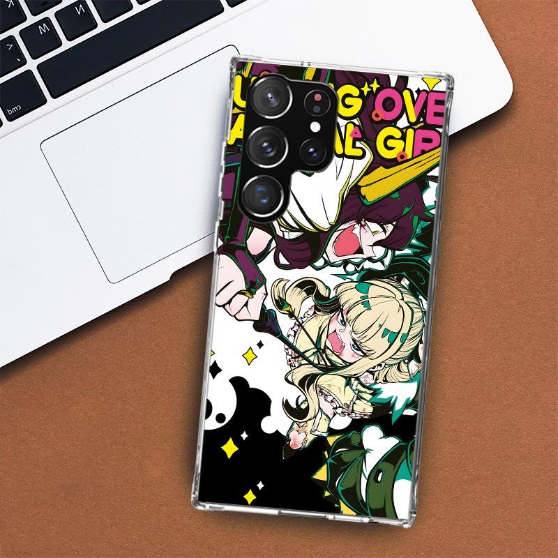 Gushing Over Magical Girls Phone Case For Samsung Galaxy S24 S23 S22 Ultra S21 S20 Fe S10 Plus S10E S9 S8 + Shell Coque