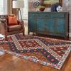 Ethnic Style Non-Slip Floor Mat - Dustproof, Stain & Wear Resistant for Hallway, Living Room, Bedroom, Entrance, Study; Easy Care.