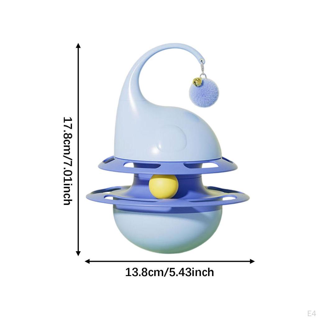 Cat Intelligence Toy Interactive Slow Food Dispensing Stable Furniture Protect Portable Unique