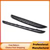 For MINI One R50 R52 R53 2002-2006 2pcs Front Bumper Upper Lower Grille Cover Glossy Black Honeycomb Mesh Grill Guard Cover