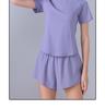 Women's Quick-Dry Yoga & Running Set - Loose, Slimming, Breathable, Short Sleeve Summer Fitness Apparel