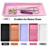 Multifunctional Storage Tray Stainless Steel Nail Art Plate Portable Cosmetic Plate  For Nail Salon