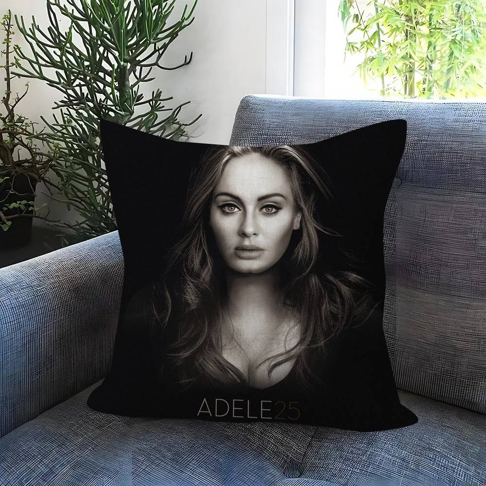 Singer Adele Black Personalized Pillow Dust Cover Bedroom Kids Party Decoration Pillowcase Birthday Children Gift