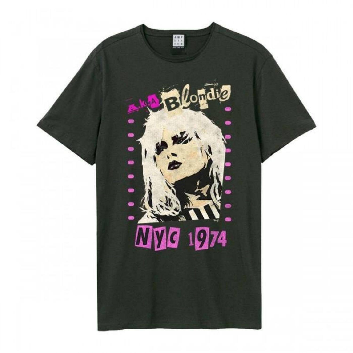 Amplified Unisex Adult NYC 1974 Blondie T-Shirt S