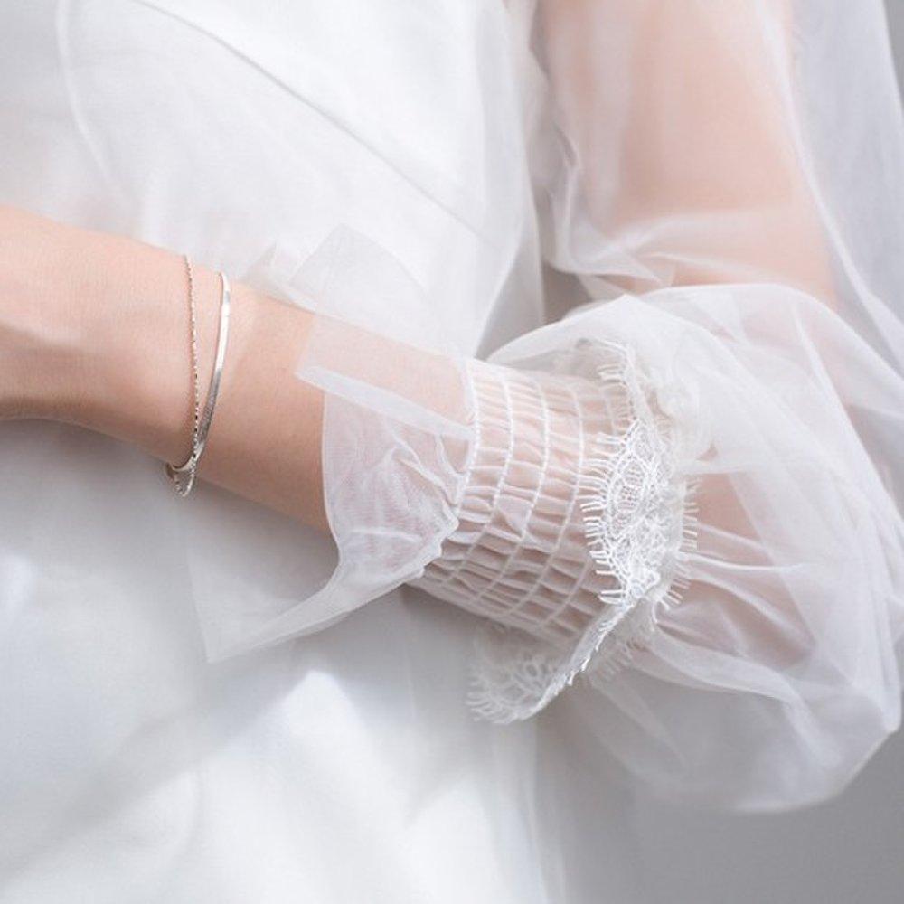 Hermosa J W021 Silver 925 Bracelet Silver Bracelet Double-Line Bracelet Layered Bracelet Daily Bracelet