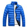 Casual Warm Stand Collar Slim Winter Zip Coat Outwear Jacket Top Blouse
