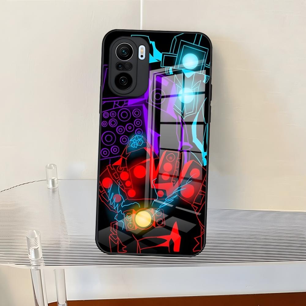 Skibidi Toilet Phone Case For Redmi 13 12 13c 12c Note 13 Pro Plus 11 12 Pro 10 12s 11s Tempered Glass Back Cover