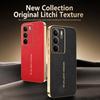 For OPPO Realme C75 C75X C67 C65 Premium Electroplated Lychee-textured Phone Case That’s Shockproof and Fingerprint-resistant