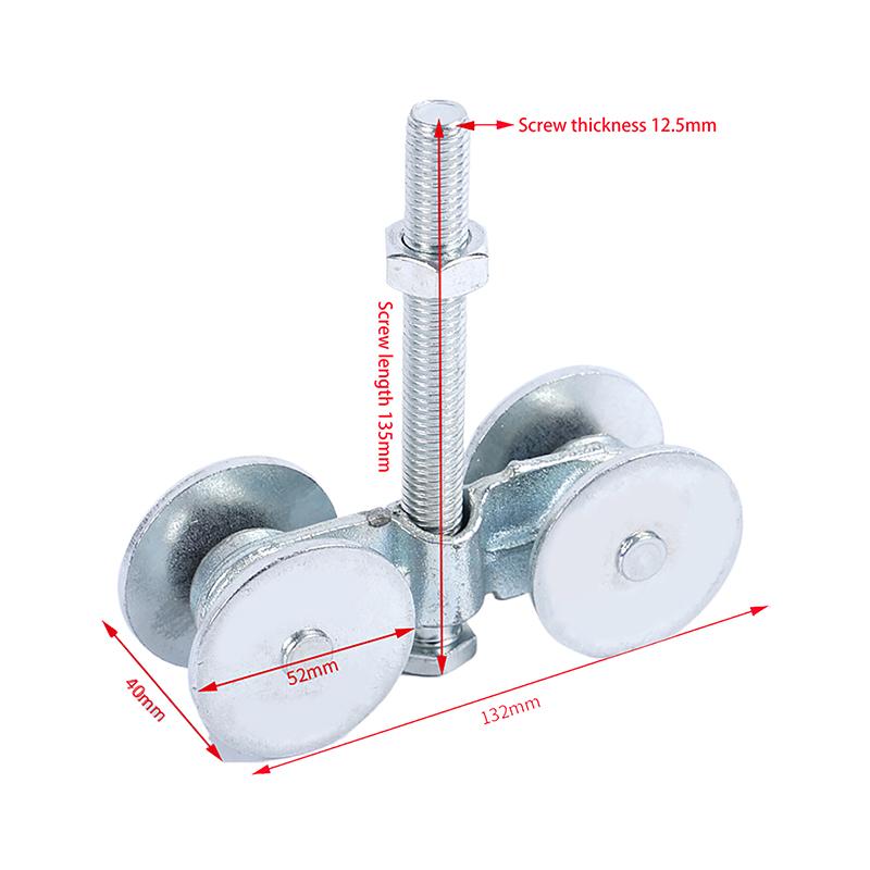 Strong Durable Door Pulley Heavy Sliding Door Hanging Wheel Industrial Door Sliding Doors Factory Hanging Rail Bear 400kg