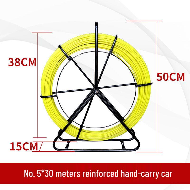 Fiberglass Cable Puller & Pipe Threader for Electricians