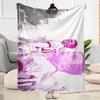 Football Stars Action Blanket Ultra-Soft Perfect for Livingroom Chair Seaside for All Seasons Playful Design Suitable for Gifting Relatives and Friend