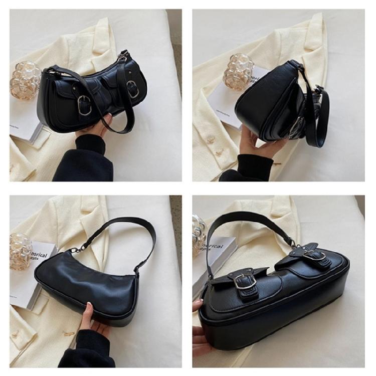 Lady Purse Fashion Underarm Bag for Women Girl Versatile Vintage Shoulder Bags