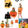 Festive Pumpkin Suit Set For Halloween Party And Cosplay
