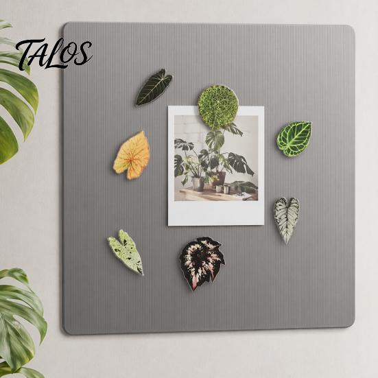 Botanical Fridge Magnets 3D Tropical Plants Refrigerator Magnet, Acrylic Green Decorative Plant Home Decor Memo Notes Photo Holder for Kitchen Office