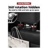 Car seat hook with phone holder, multifunctional and hidden 2-in-1 car seat hook with phone holder, universal rear headrest hook