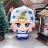 10cm Peluche Jonathan Joestar Giulio Cesare Gyro Zeppeli Con Cappello Bambole Peluche Jojo Cosplay Bambola Peluche Giocattoli Ciondoli Regalo di Natale