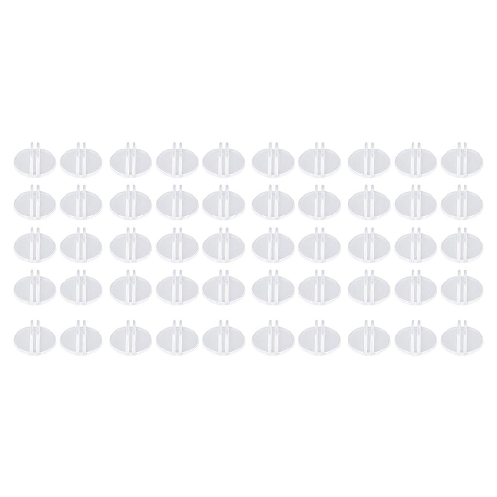 50PCS Game Card Stand Transparent Plastic Multifunctional Paper Board Card Stand for Handcraft