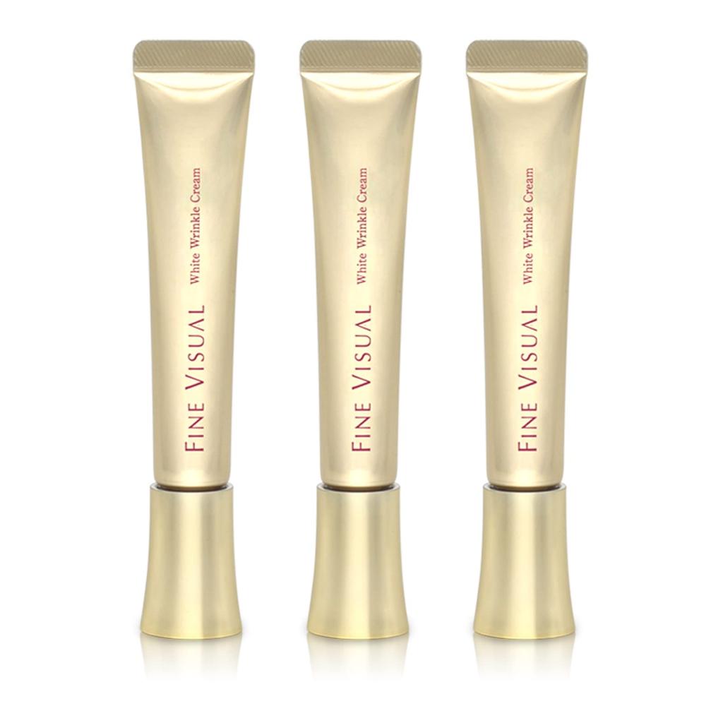 FINE VISUAL Wrinkle 18g for wrinkle dark spot and eye area Cream, (3-month supply), improvement, removal, whitening.