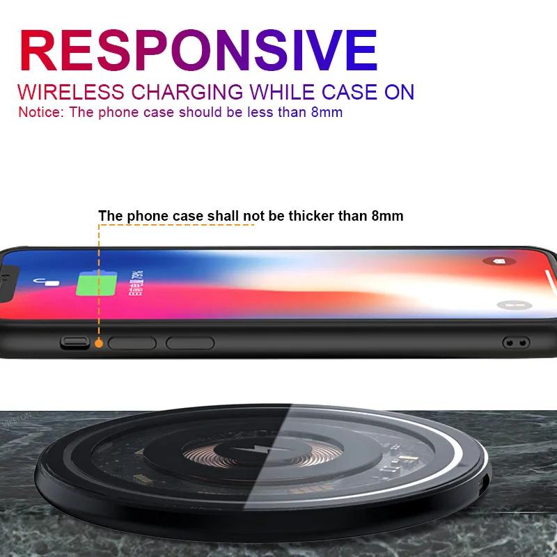 30W Wireless Charger Pad Stand for iPhone 16 15 14 13 12 Pro Max X Samsung Xiaomi  Chargers Induction Fast Charging Dock Station