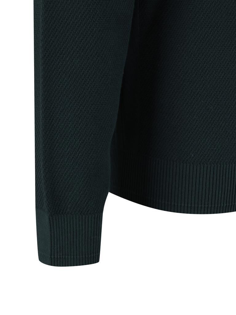 AND Z Men'S Machine Washable Knit Round Neck Long Sleeve T-Shirt_Blg1Er1001Gn