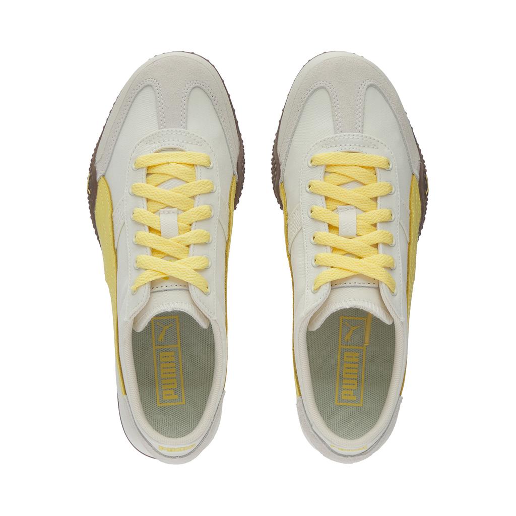 Puma Bella Ut Canvas Fashion Versatile Comfortable Low-Top Casual Shoes Unisex Sneaker White Yellow 403492-01